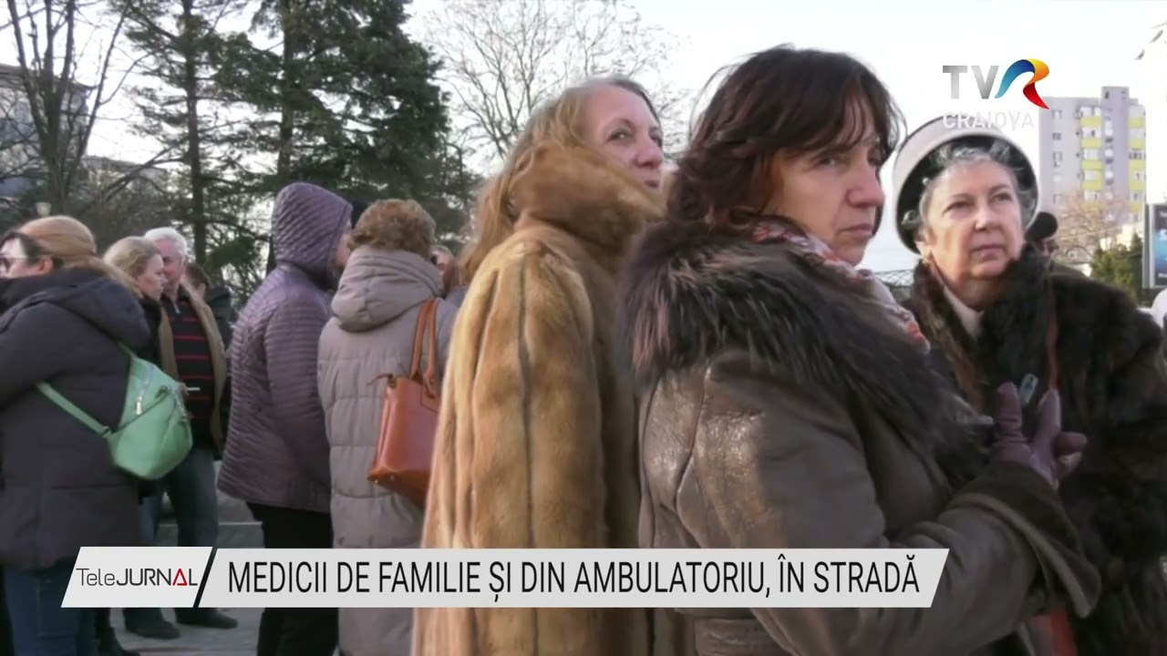 MEDICII DE FAMILIE ȘI DIN AMBULATORIU ÎN STRADĂ Stiri TVR Craiova