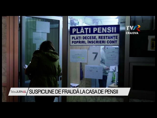 Suspiciune De FraudÄƒ La Casa De Pensii Stiri Tvr Craiova